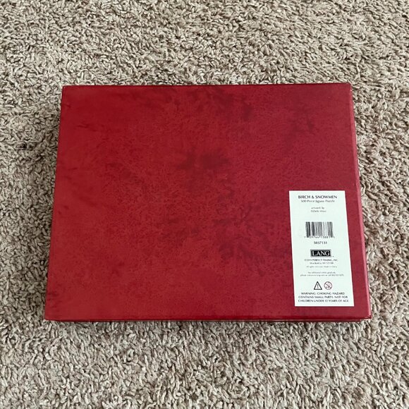 Lang Birch & Snowman 500 Piece Puzzle - Picture 3 of 5